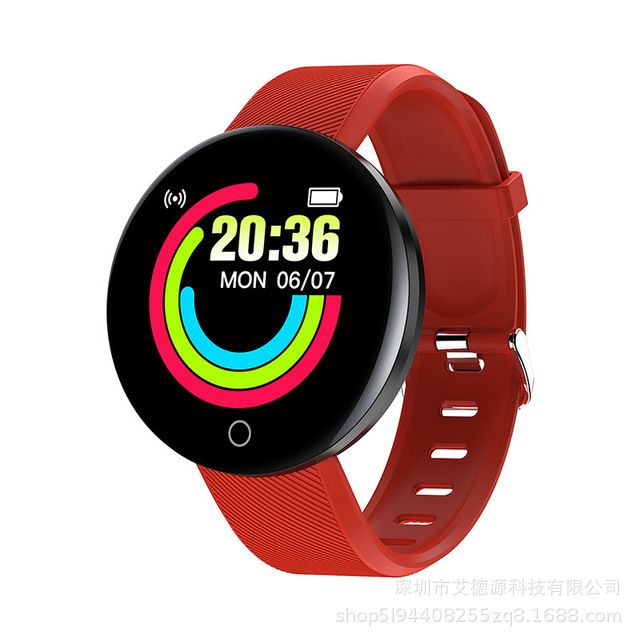 Smartwatch new smart watch D18 Smart Watch Round Waterproof with Fitness Tracker Smartwatch with Bluetooth Male Smartband Sport Watch IP65 For Fitness Tracker For Android / iOS smart bracelet