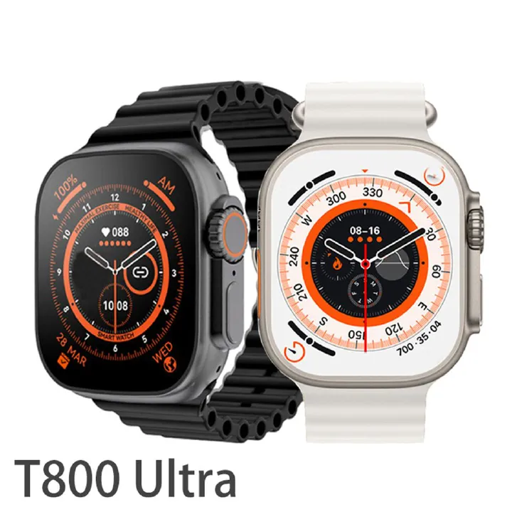 T800 Ultra Smart Watch waterproof Sport Women Men Watch Bluetooth Call Heart Rate Blood Pressure Blood Oxygen Thermometer Step Information smart watch Square Watch Valentine's Day present Series 8 Men