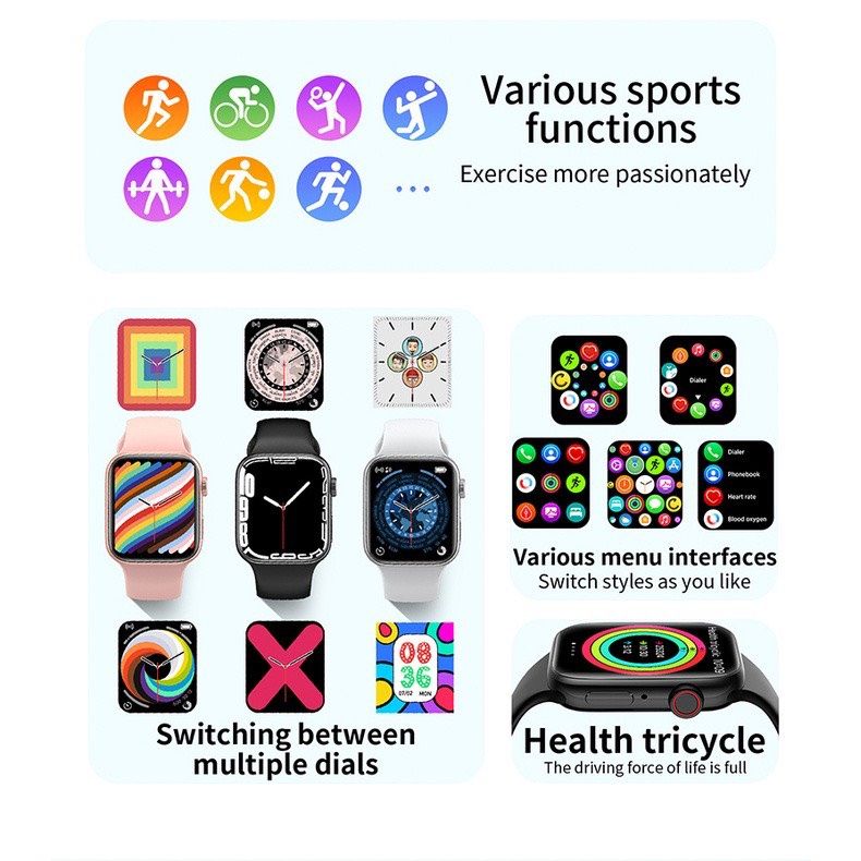 Man smart watch Black Classic Bluetooth call Fitness Tracker heart rate Monitor blood pressure step counting health monitor Waterproof Smart Watch Man Woman Watch couple watch with magnetic charger