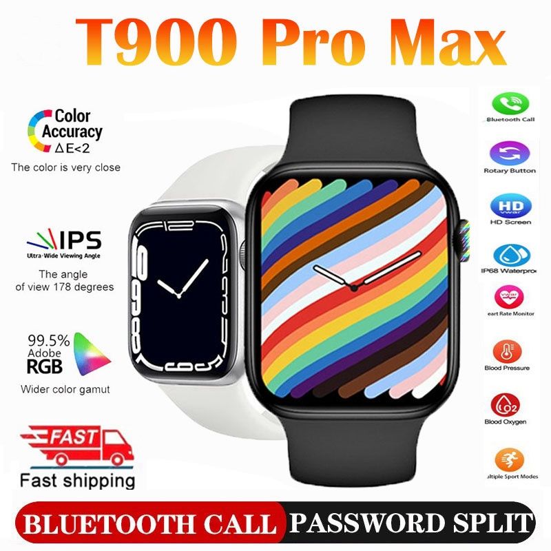 Man smart watch Black Classic Bluetooth call Fitness Tracker heart rate Monitor blood pressure step counting health monitor Waterproof Smart Watch Man Woman Watch couple watch with magnetic charger