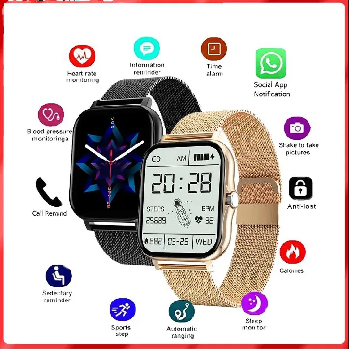 Unisex Smart watch 1.69'' Touch control Smart Watch Man Sport Curved Screen Blood Glucose Heart Rate Blood Pressure Monitoring Bluetooth Talking Smartwatch Men Women ANDROID Pink Gold Silver Y13 Watch