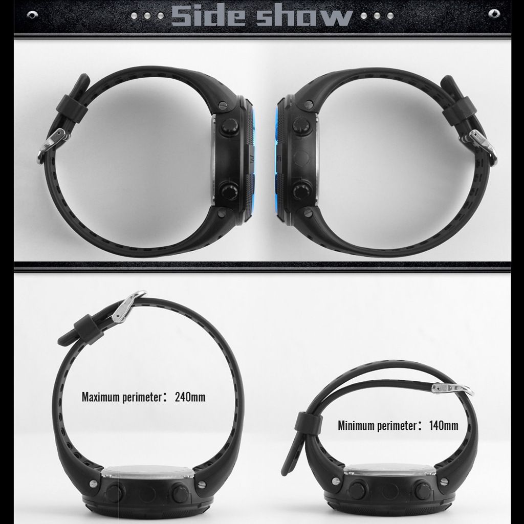 Calendar Watch luminous LED Digital Display Watch Outdoor Sports Mountaineering Compass Waterproof Watch Stopwatch Alarm Clock Reminder Men Watch Fashion Watch For Woman
