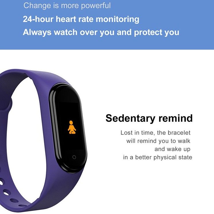 smart band M4 Smart Bracelet Sport Fitness Tracker Pedometer Heart Rate Blood Pressure Bluetooth Smartband IOS Android smart watch band smart watch waterproof smart watch women man watch Wrist Watches