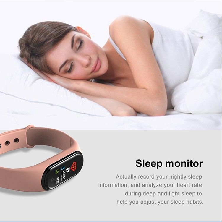smart band M4 Smart Bracelet Sport Fitness Tracker Pedometer Heart Rate Blood Pressure Bluetooth Smartband IOS Android smart watch band smart watch waterproof smart watch women man watch Wrist Watches