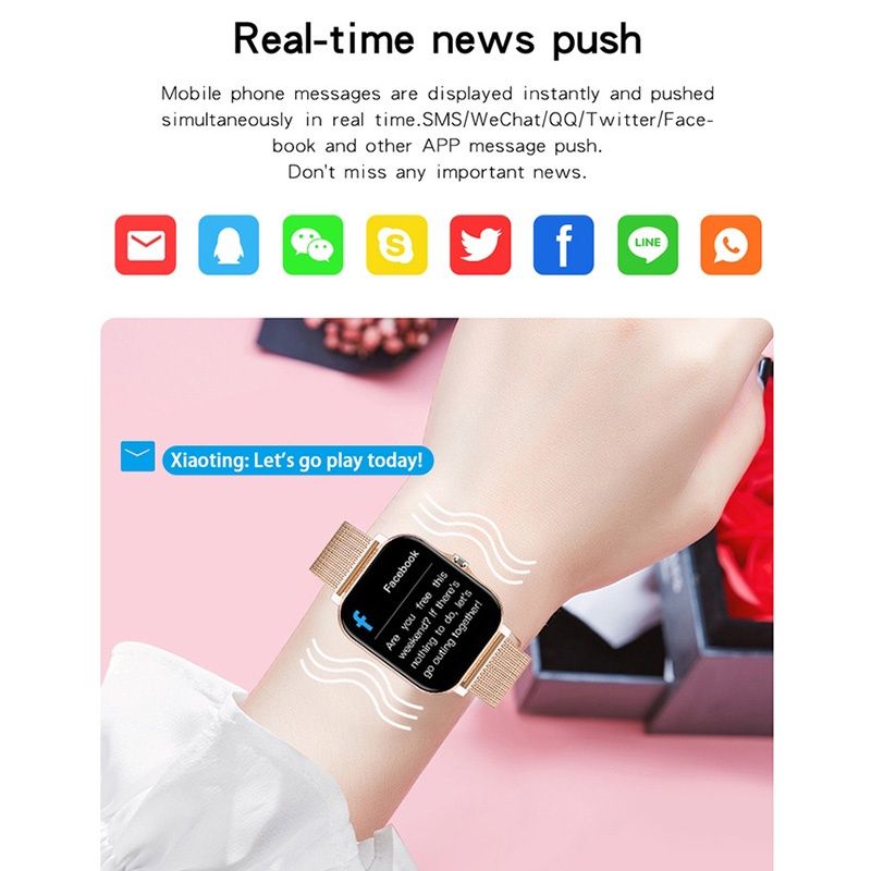 Man Watch Gold Smart watch 1.69'' Large-screen bluetooth call multi-sport pedometer sleep monitoring music playback Square smart watch Unisex watch Casual Sports Watch For Woman Wrist Watch for Man