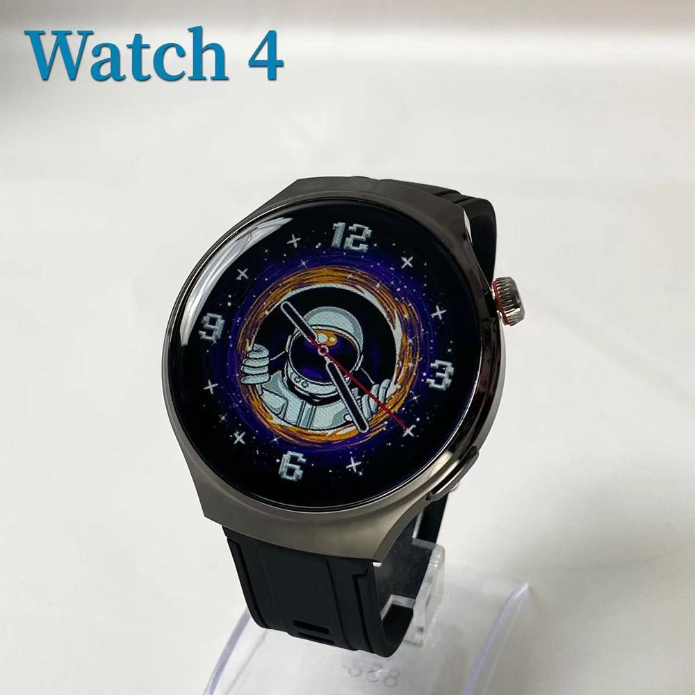 2024 man watch 4 HD round screen smart watch touch control Bluetooth call message reminder remote photography health heart rate monitoring multiple sports modes sports woman watch smart watch for man