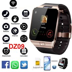 DZ09 Smart Watch 2G Signal TF Camera Waterproof Watch GSM Mobile Phone Men Smart Watch Phone with SIM Card slot Support TF card Android SmartWatch Phone Call Smart Bracelet Woman wristband Smart Band