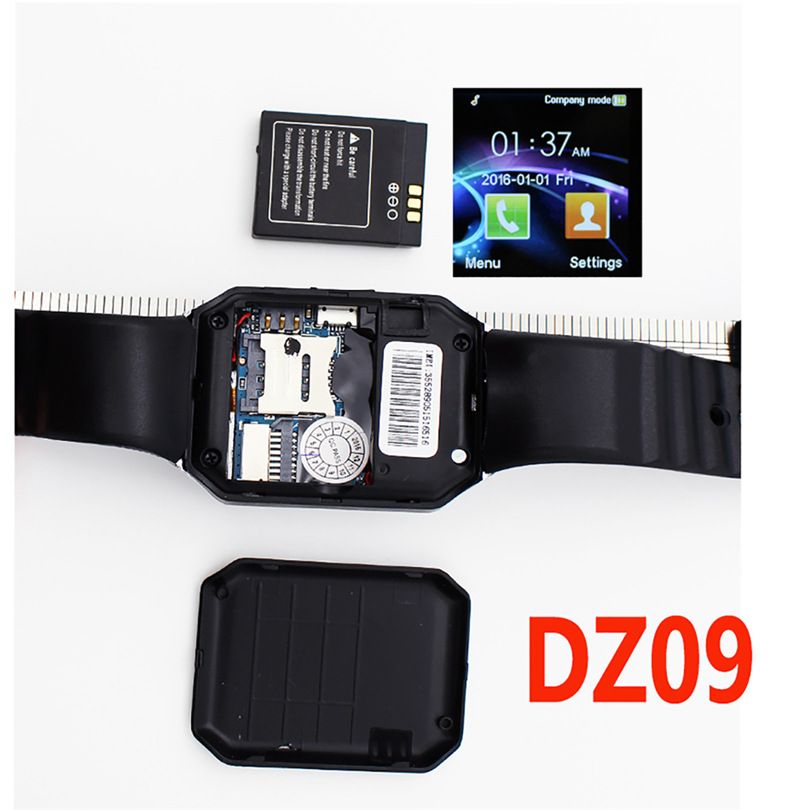 Smartwatch Smart watch with SIM Card slot DZ09 Smart Gear Chip 2G mobile phone touch mini Bluetooth headset Smart sports bracelet 1.44'' fitpro Bluetooth call heart rate monitoring smart watch for men