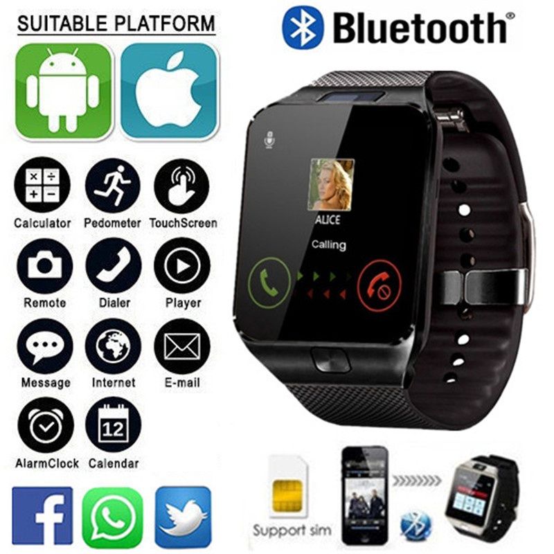 Bluetooth Smart Watch Phone with SIM Card Support TF card Android SmartWatch Phone Call Bracelet Watch for Android smart watch with sim slot smart watch for men sports watch smartwatch for woman