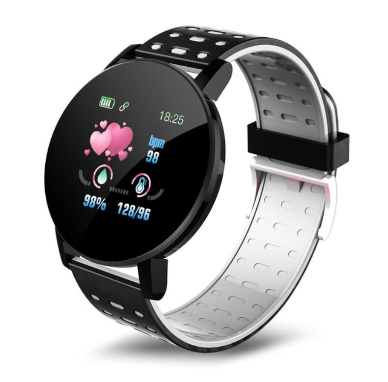 119Plus Smart Watch Bluetooth Fitness Tracker Heart Rate Monitor Sport Watch BLOOD PRESSURE Monitoring Smartwatches for men smart watch for woman Smart Band For Android IOS Smart Phones Unisex watch