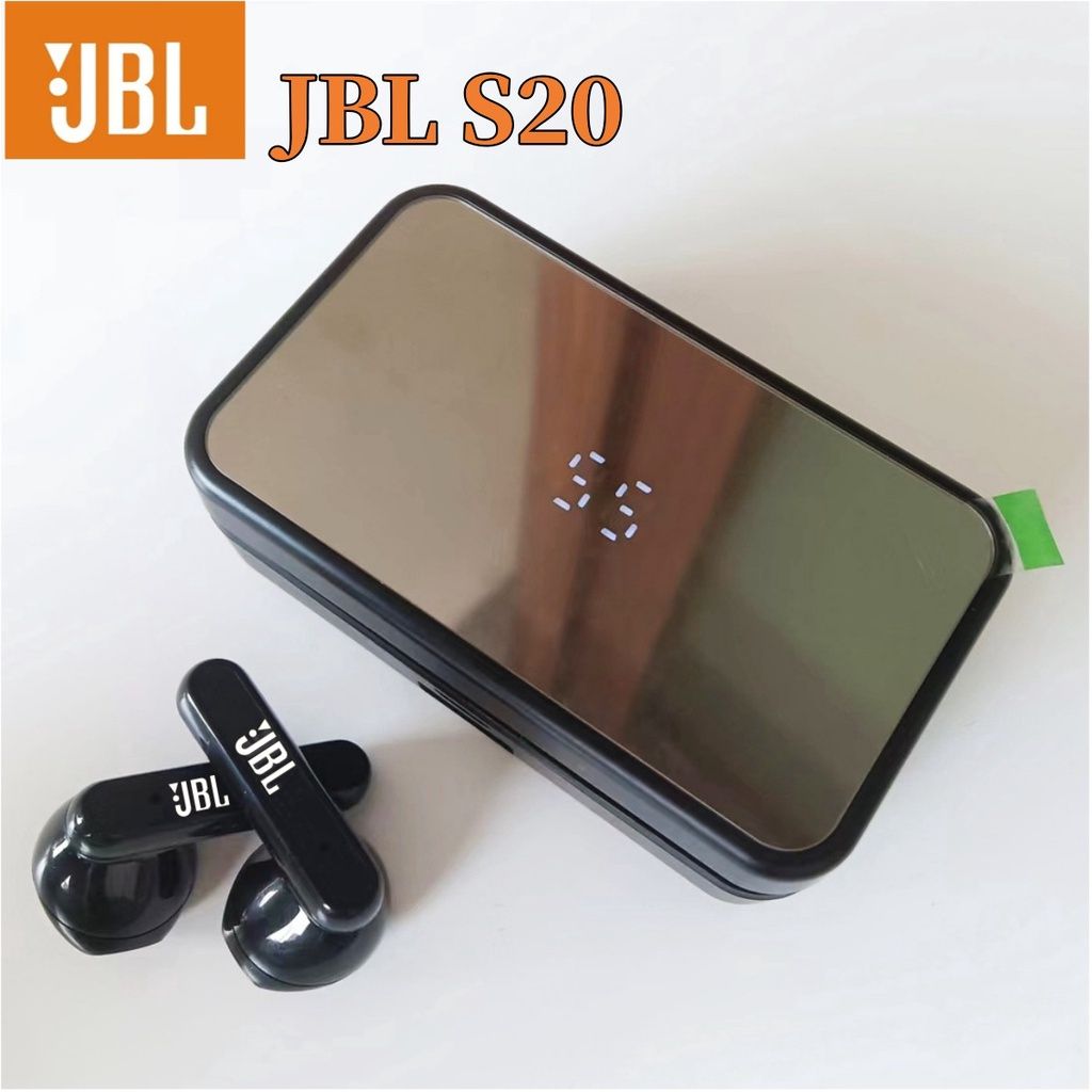 S20 TWS in-ear Bluetooth Wireless earphones Gaming earphone stereo Headset Touch Control Noise reduction LED Display HIFI Stereo Earbuds Headphone Bluetooth earphone Waterproof Music earpods airpod