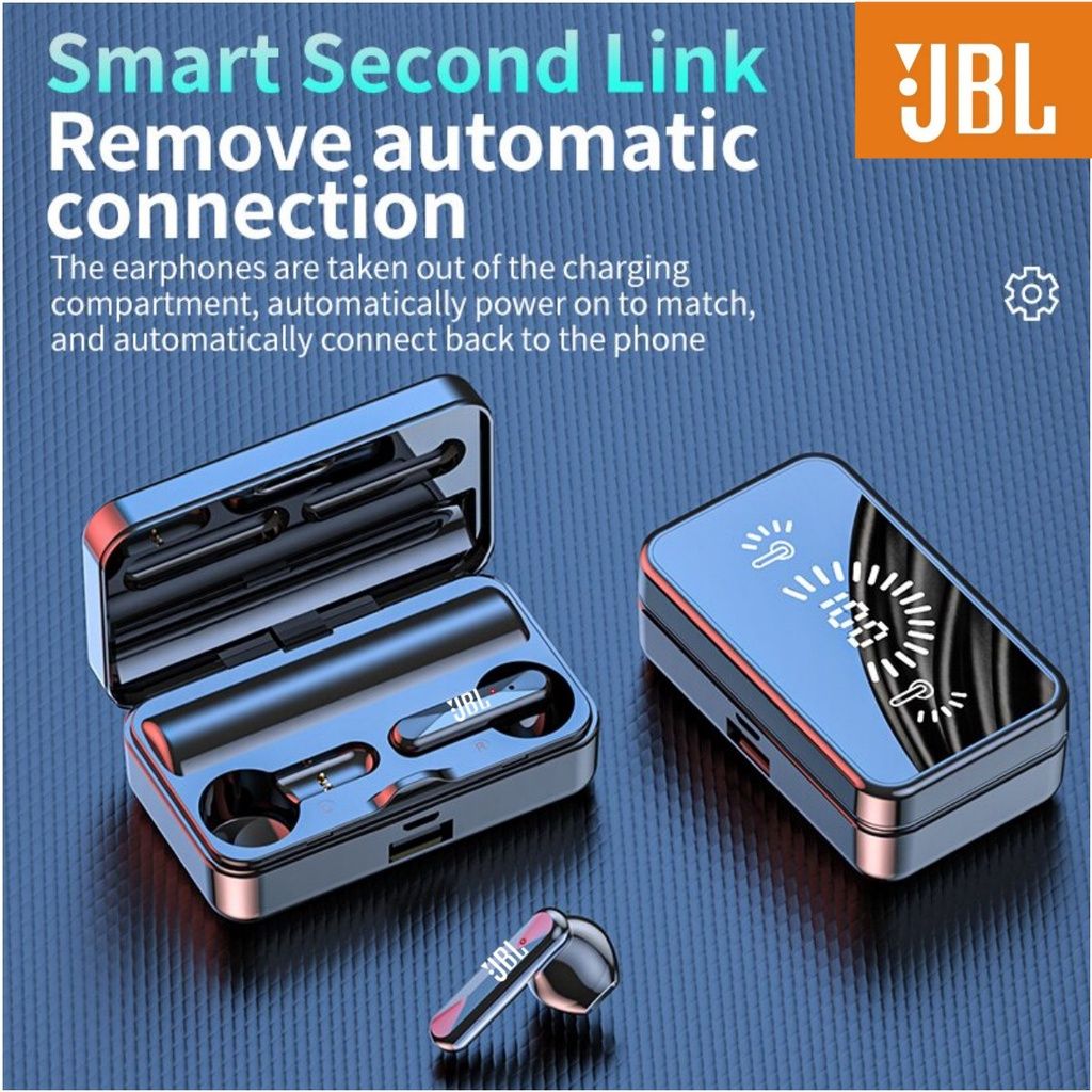 S20 TWS in-ear Bluetooth Wireless earphones Gaming earphone stereo Headset Touch Control Noise reduction LED Display HIFI Stereo Earbuds Headphone Bluetooth earphone Waterproof Music earpods airpod