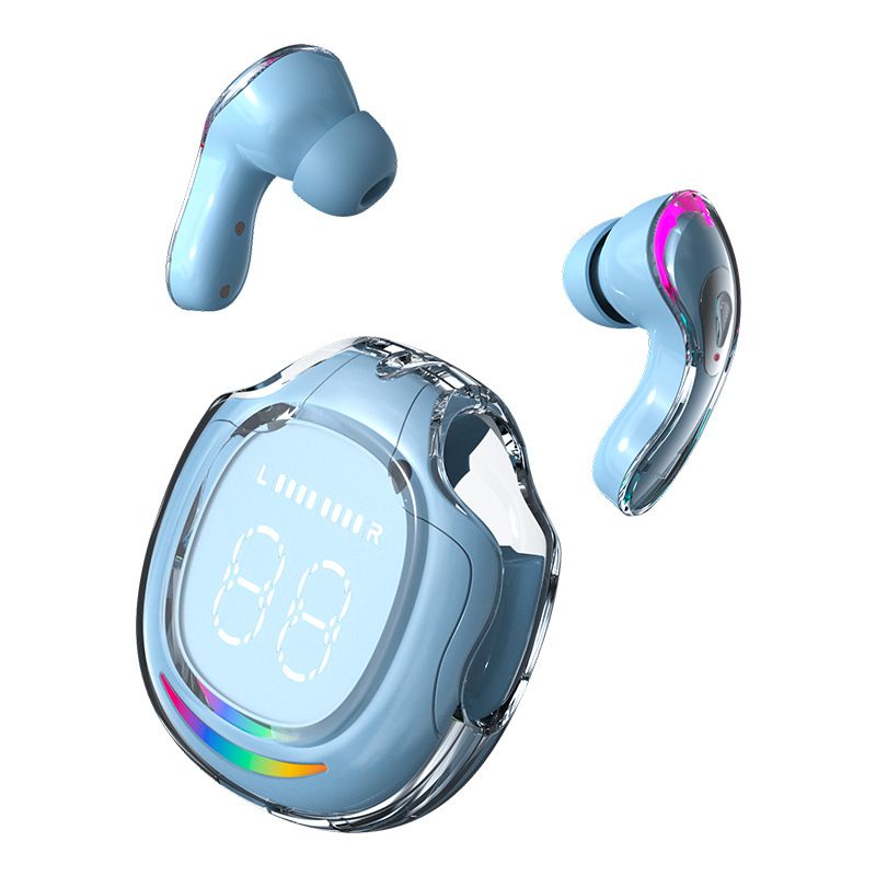 2024 New wireless bluetooth earphones TWS airpods wireless earphone Space capsule digital display breathing light Music earphone gaming earphones headphones bluetooth air 40 IOS iphone Android earpods