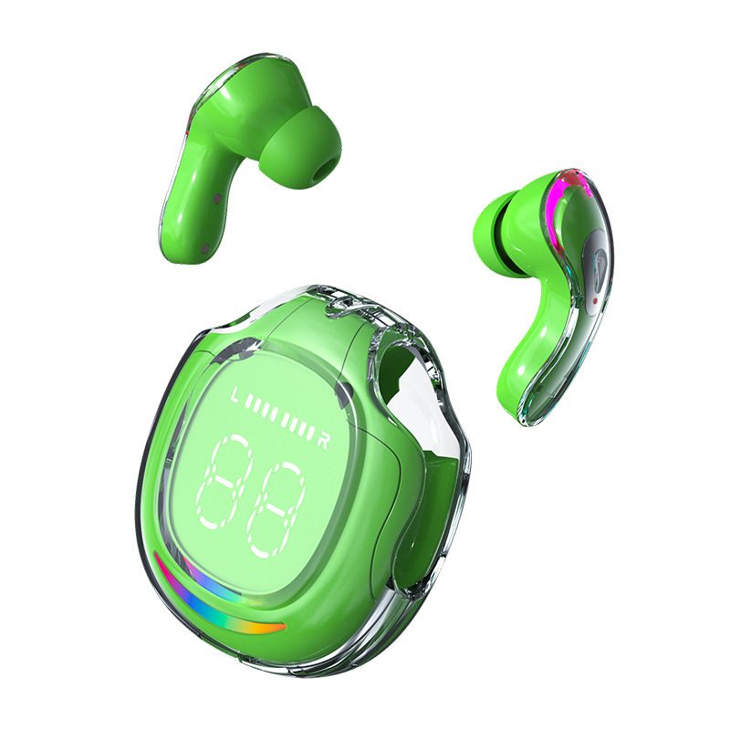 2024 New wireless bluetooth earphones TWS airpods wireless earphone Space capsule digital display breathing light Music earphone gaming earphones headphones bluetooth air 40 IOS iphone Android earpods