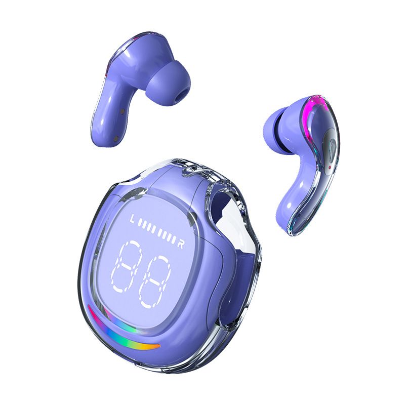 2024 New wireless bluetooth earphones TWS airpods wireless earphone Space capsule digital display breathing light Music earphone gaming earphones headphones bluetooth air 40 IOS iphone Android earpods