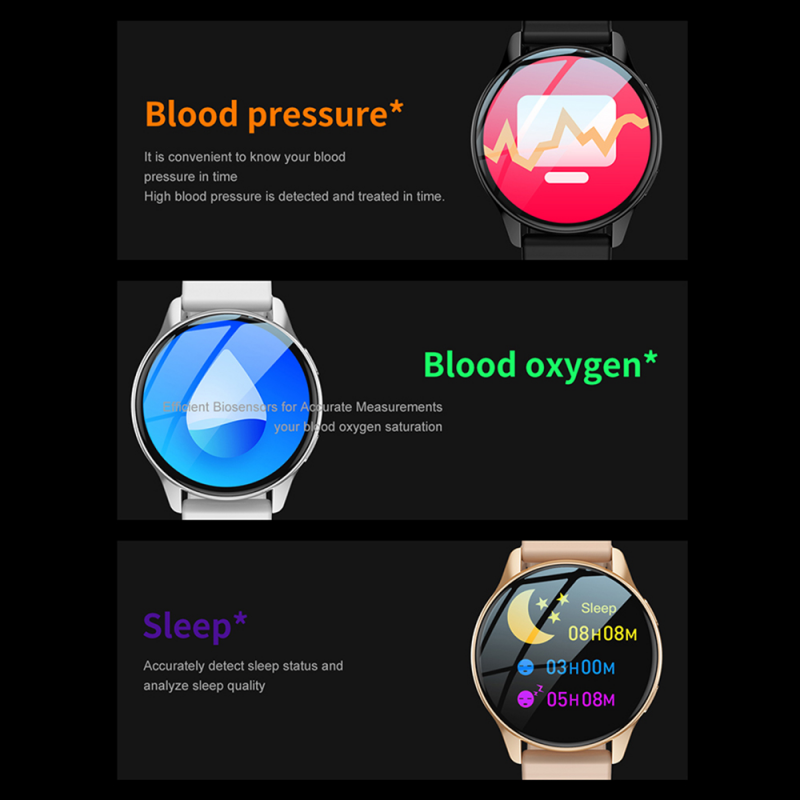 T2pro Smartwatches HD Screen Waterproof Watch Sleep MonitorCalculation Calorie Bluetooth Call Men Women Sport Series Continuous Heart Rate Monitor Smart Watch for men woman Gold Smart watch for woman