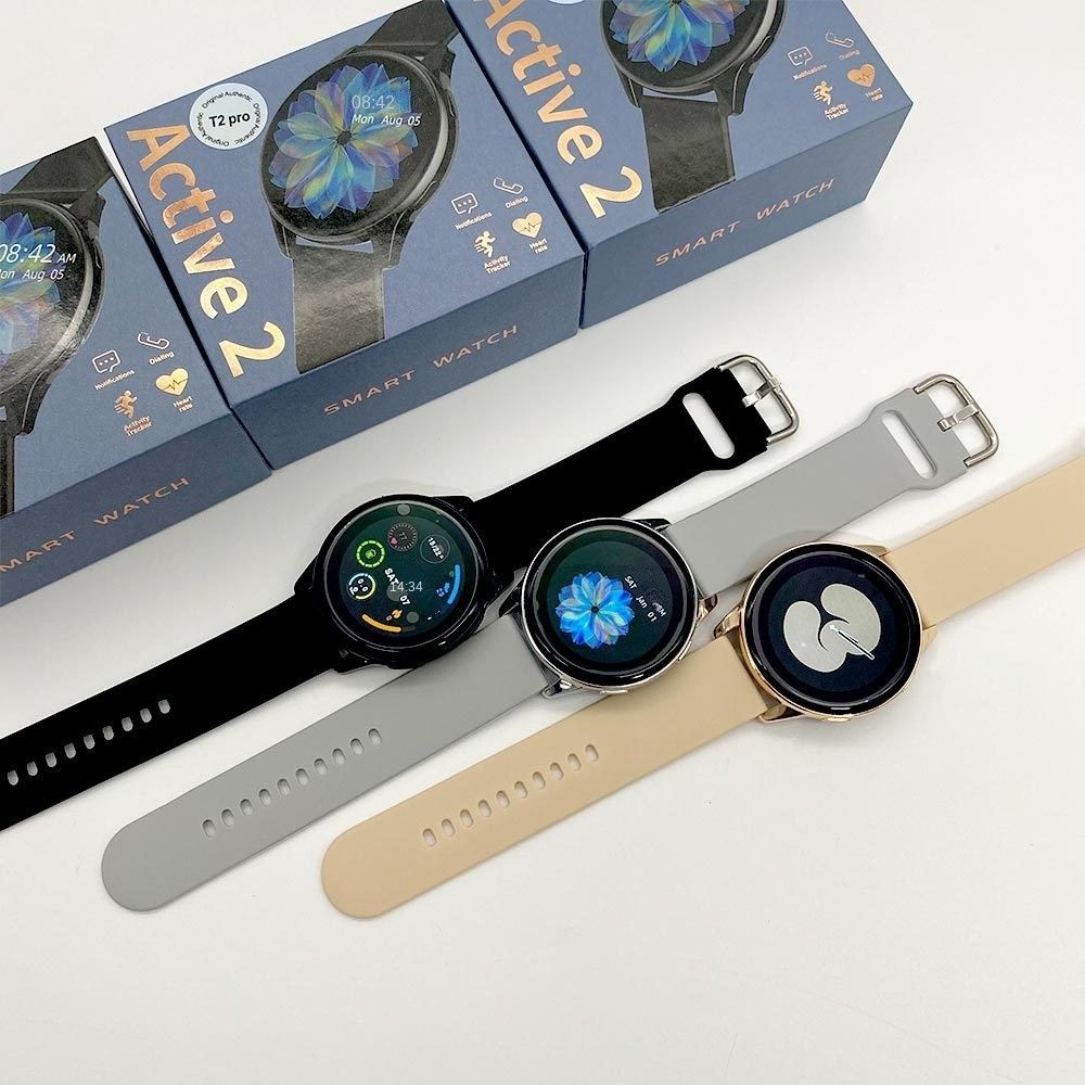 T2pro Smartwatches HD Screen Waterproof Watch Sleep MonitorCalculation Calorie Bluetooth Call Men Women Sport Series Continuous Heart Rate Monitor Smart Watch for men woman Gold Smart watch for woman