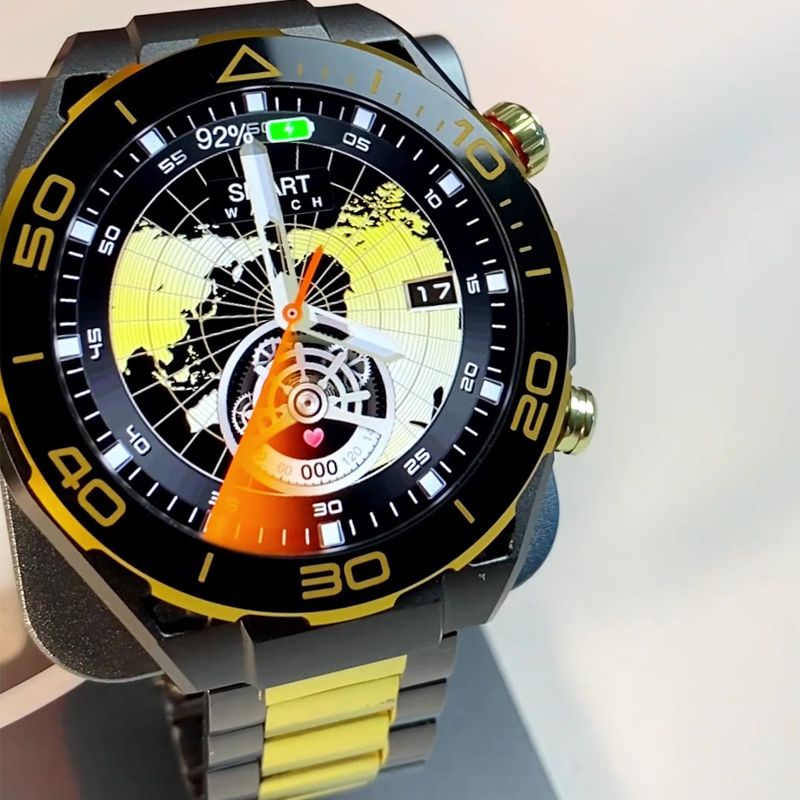 Smart watch Z91 pro max extraordinary master smart Bluetooth call watch AMOLED LED screen heart rate monitoring sleep monitoring sports bracelet Stainless Steel Band Gold smart Watch for men woman