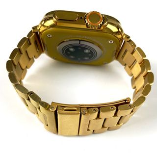 G9 Ultra Pro Men Smart Watch with 3 bands casual sports business Smartwatches 49MM HD display Square watch Digital Watch touch control NFC Bluetooth Call gold watch for Men Woman with Magnetic charger