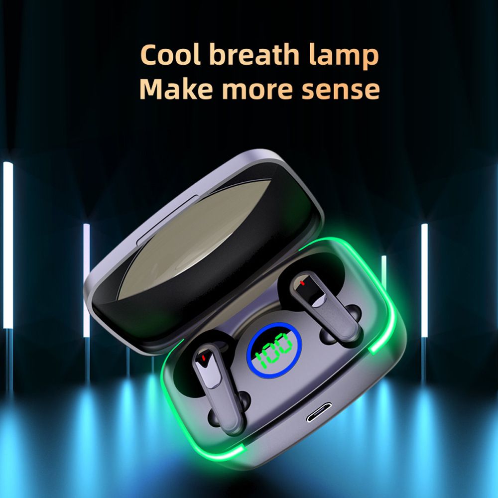 M80 True Wireless Stereo Earbud Bluetooth V5.3 TWS Headset Touch Control with LED Battery Display Charging Case Headset Bluetooth wireless earphone power bank 2in1 bluetooth headphone earbuds earpods