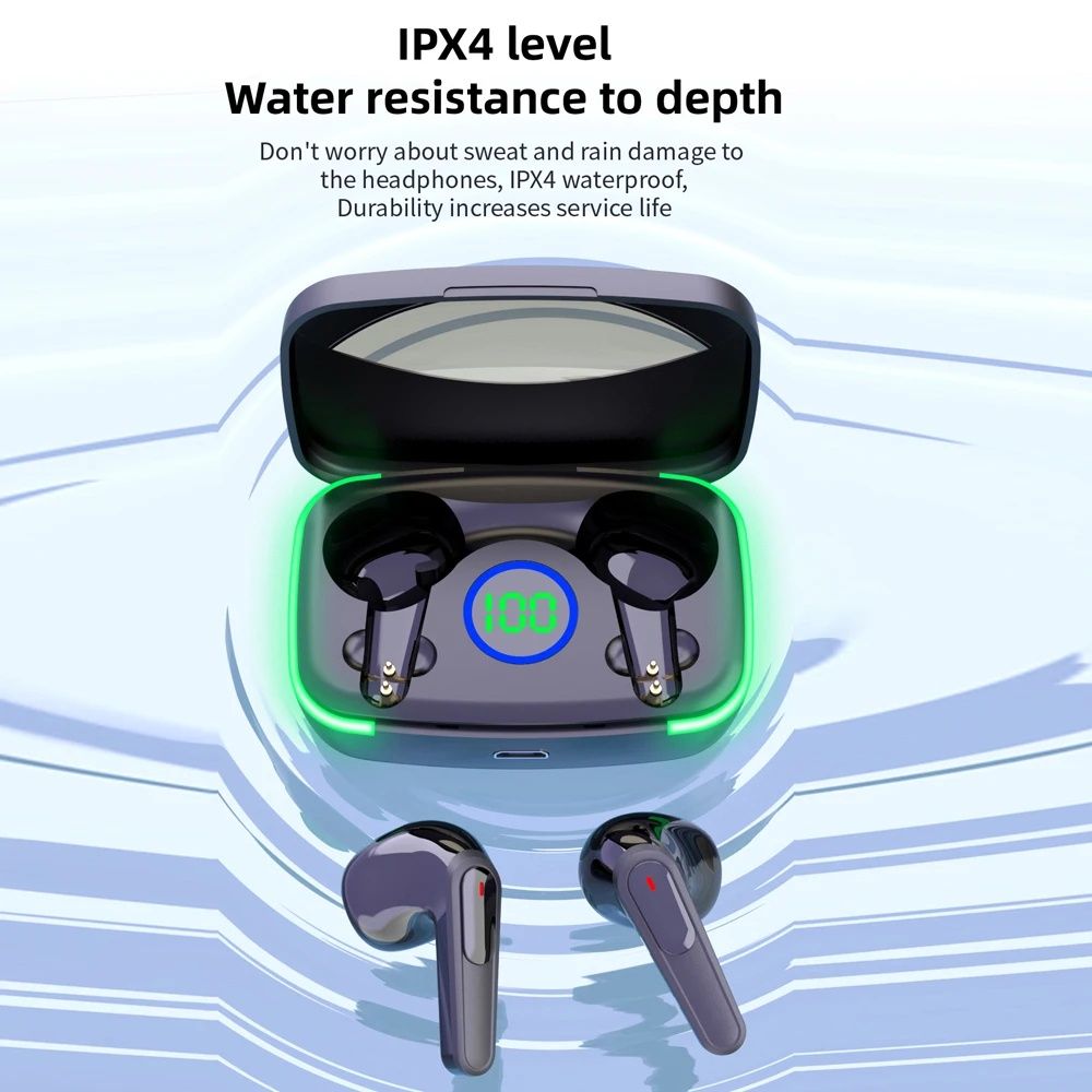 M80 True Wireless Stereo Earbud Bluetooth V5.3 TWS Headset Touch Control with LED Battery Display Charging Case Headset Bluetooth wireless earphone power bank 2in1 bluetooth headphone earbuds earpods