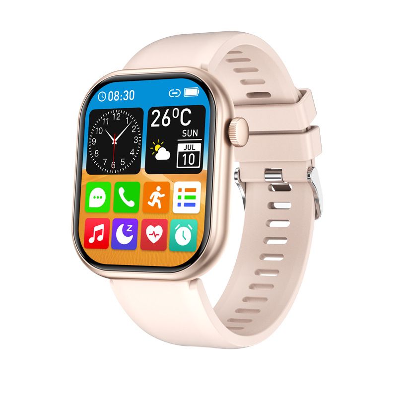 G20 Smart Watch Waterproof Full Touch Golden Men Women's Bracelet Large Screen 2.01'' Sports Tracker Bluetooth Watch SOS Heart Rate Health G20 Watch GT Clock Handfree Siri Man Girl Smartwatches Y13