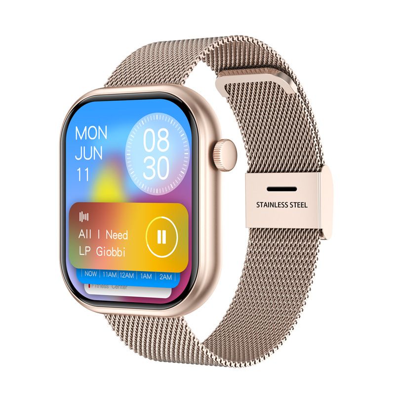 G20 Smart Watch Waterproof Full Touch Golden Men Women's Bracelet Large Screen 2.01'' Sports Tracker Bluetooth Watch SOS Heart Rate Health G20 Watch GT Clock Handfree Siri Man Girl Smartwatches Y13