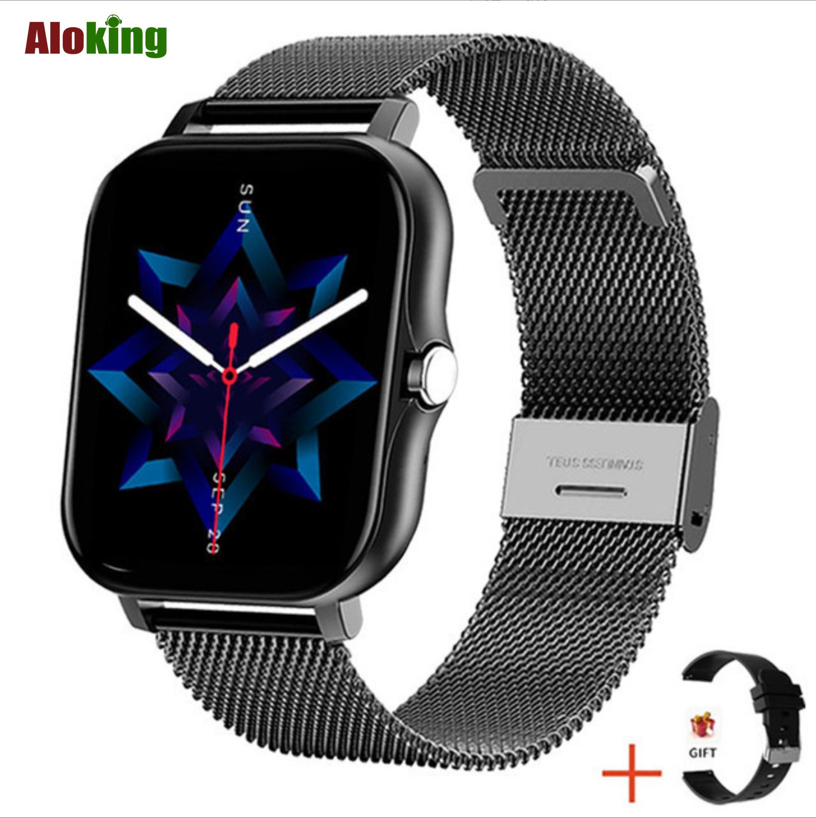 G20 Smart Watch Waterproof Full Touch Golden Men Women's Bracelet Large Screen 2.01'' Sports Tracker Bluetooth Watch SOS Heart Rate Health G20 Watch GT Clock Handfree Siri Man Girl Smartwatches Y13