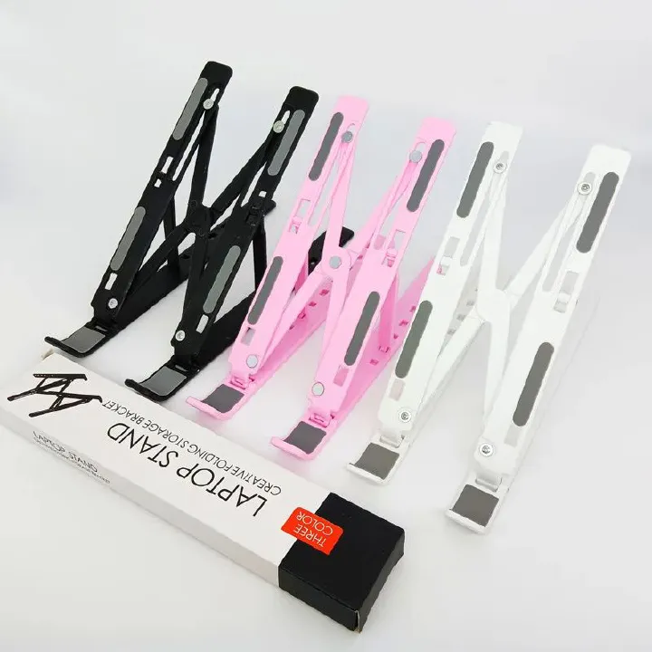 Portable Laptop Stand Foldable Support Base Notebook Stand for Computer Laptop Holder Cooling Pad Riser portable laptop stand adjustable rotating laptop holder stand laptop