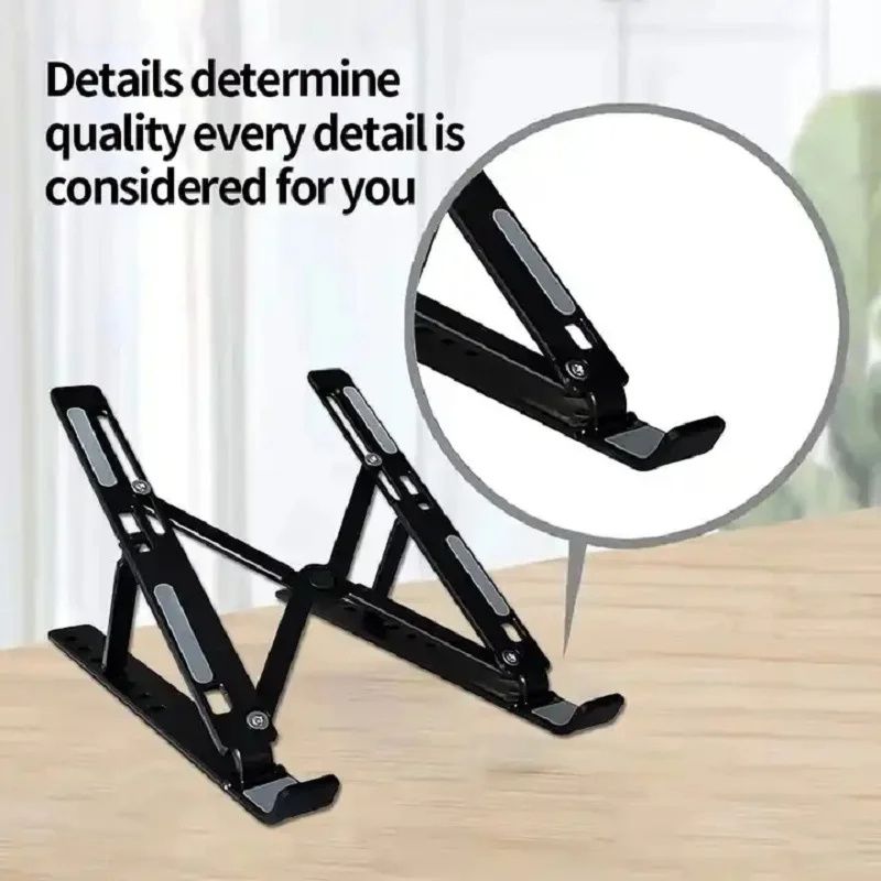 Portable Laptop Stand Foldable Support Base Notebook Stand for Computer Laptop Holder Cooling Pad Riser portable laptop stand adjustable rotating laptop holder stand laptop