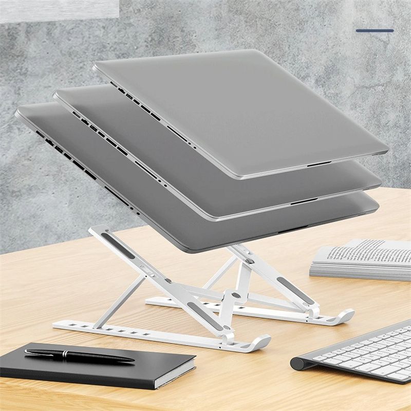 Portable Laptop Stand Foldable Support Base Notebook Stand for Computer Laptop Holder Cooling Pad Riser portable laptop stand adjustable rotating laptop holder stand laptop