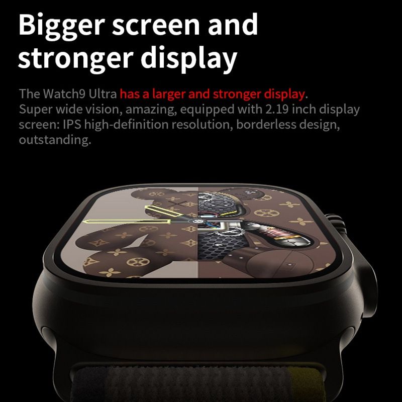 S9 Watch9 Ultra Smart Watch Bluetooth Call Touch Control Healthy Heart Rate Sleep Monitoring Sports Smart Watch 9 Ultra for Android Men smart watch woman wristwatch smartwatches for men Unisex watch