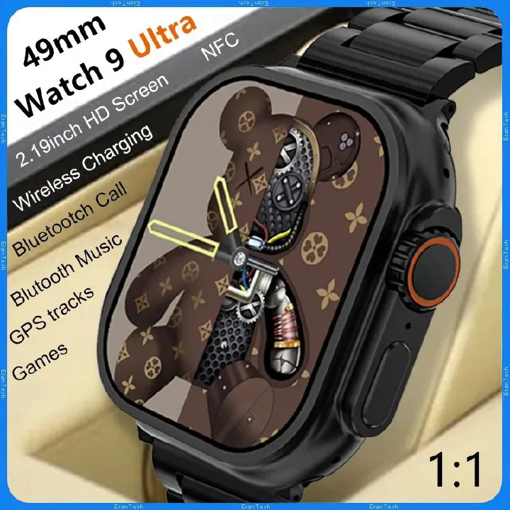 S9 Watch9 Ultra Smart Watch Bluetooth Call Touch Control Healthy Heart Rate Sleep Monitoring Sports Smart Watch 9 Ultra for Android Men smart watch woman wristwatch smartwatches for men Unisex watch