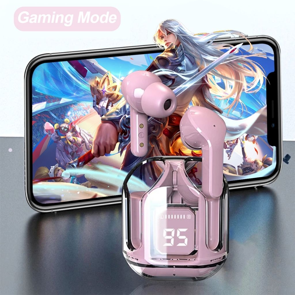 TWS Air31 Wireless Earphone Transparent Wireless Bluetooth Earphone Touch Control Sport Earbuds Headset With Mic For iPhone Android Earbud earpods HiFi Stereo Gaming Wireless Earbuds Bluetooth Headset