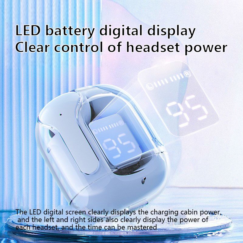 TWS Air31 Wireless Earphone Transparent Wireless Bluetooth Earphone Touch Control Sport Earbuds Headset With Mic For iPhone Android Earbud earpods HiFi Stereo Gaming Wireless Earbuds Bluetooth Headset