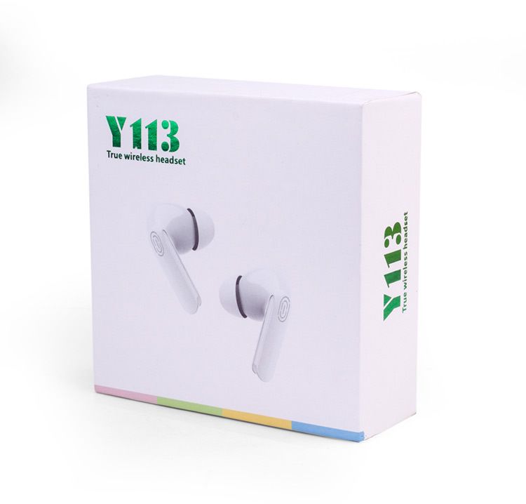 Y113 Earbud Wireless Earphone TWS Touch Control Music Bluetooth earphone earpods HiFi Stereo Bluetooth Earbuds Gaming Wireless Earbuds Waterproof Bluetooth Headset gaming earphones iPhone Android