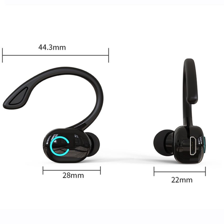 Aloking Bluetooth earphone S10 Wireless Earphone Single ear Touch Control Mini Microphone Handsfree HIFI Surround Stereo Waterproof Headset headphones sport runnwireless earbud earpod iPhone Android