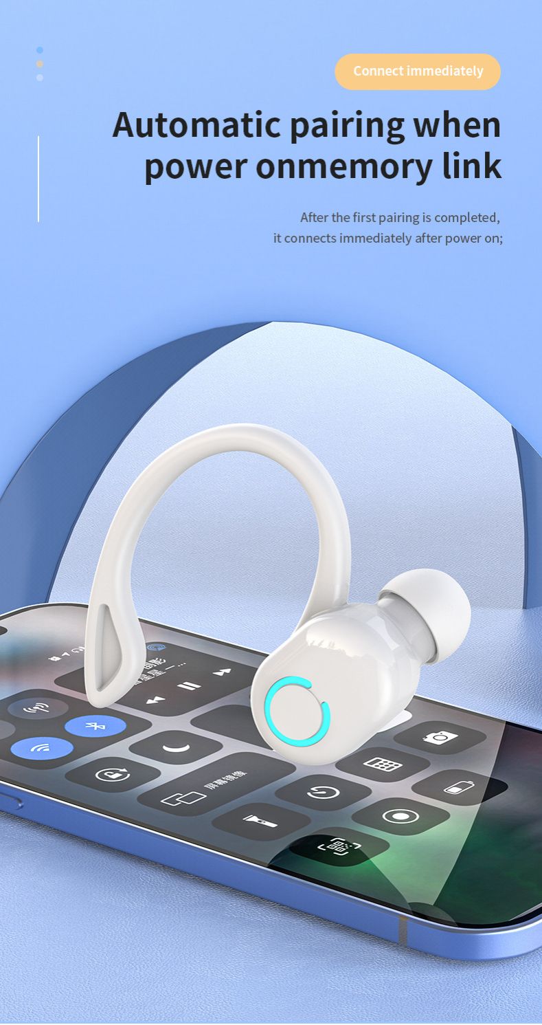 Aloking Bluetooth earphone S10 Wireless Earphone Single ear Touch Control Mini Microphone Handsfree HIFI Surround Stereo Waterproof Headset headphones sport runnwireless earbud earpod iPhone Android