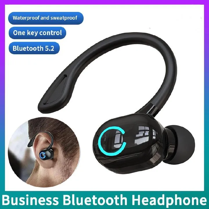 Aloking Bluetooth earphone S10 TWS Single ear Noice Reduction Wireless Earphone Bluetooth Handsfree Ultra-long Standby Headset With Mic Touch Control HIFI Stereo Waterproof headphones sport earbud