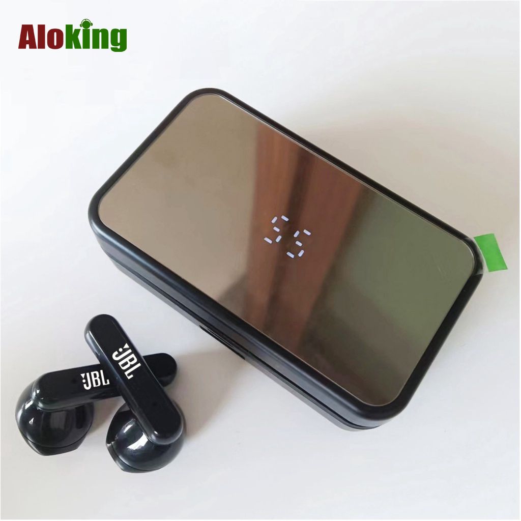 Aloking S20 TWS Bluetooth Wireless earphone Gaming earbuds Touch Control Noise reduction LED Display HIFI Sound Stereo Headset Gaming earphone Bluetooth earphone wireless headphone Waterproof Music ea