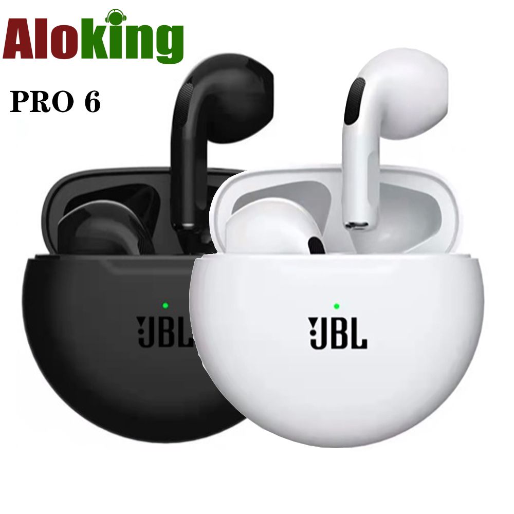 Buy 1 Take 1 Aloking gaming Earbud Wireless Earphone TWS Pro 6 Music Bluetooth earphone earpods 9D HiFi Stereo Bluetooth Earbuds Gaming Wireless Earbuds Bluetooth earphone couple headphones