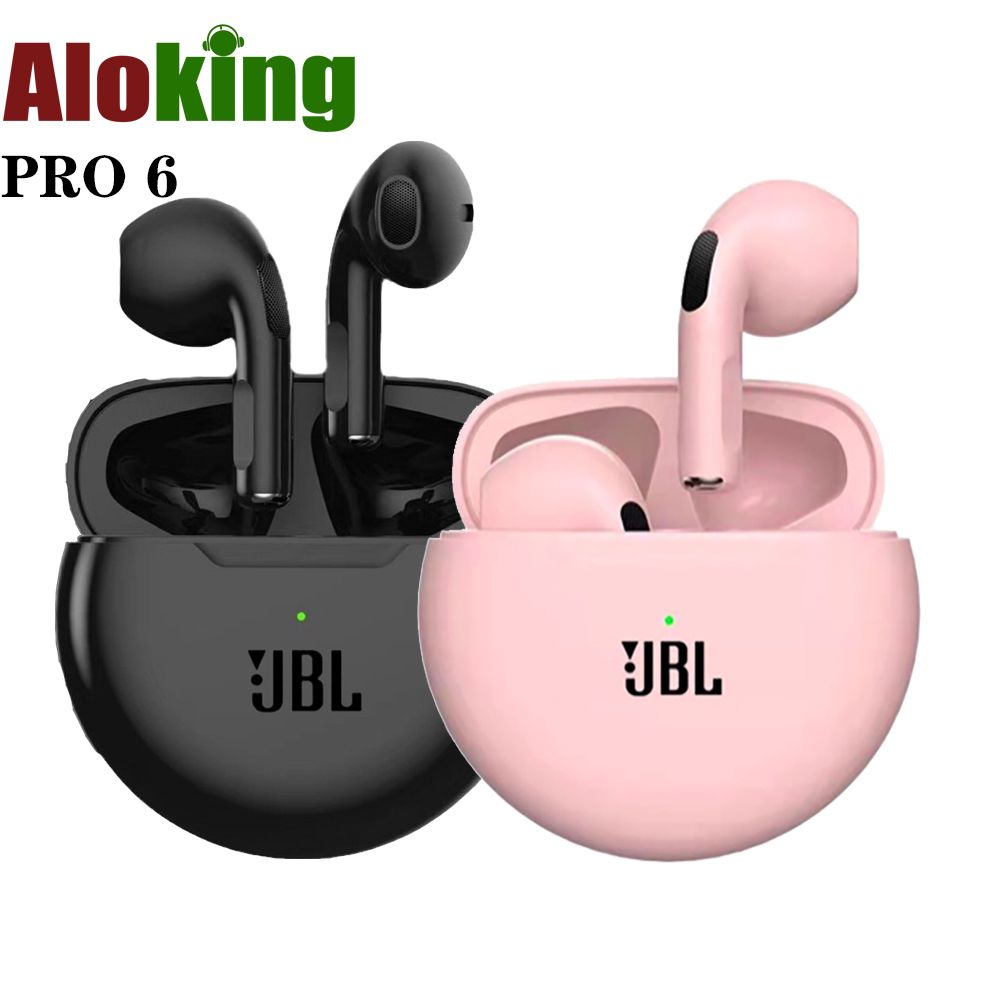Buy 1 Take 1 Aloking gaming Earbud Wireless Earphone TWS Pro 6 Music Bluetooth earphone earpods 9D HiFi Stereo Bluetooth Earbuds Gaming Wireless Earbuds Bluetooth earphone couple headphones