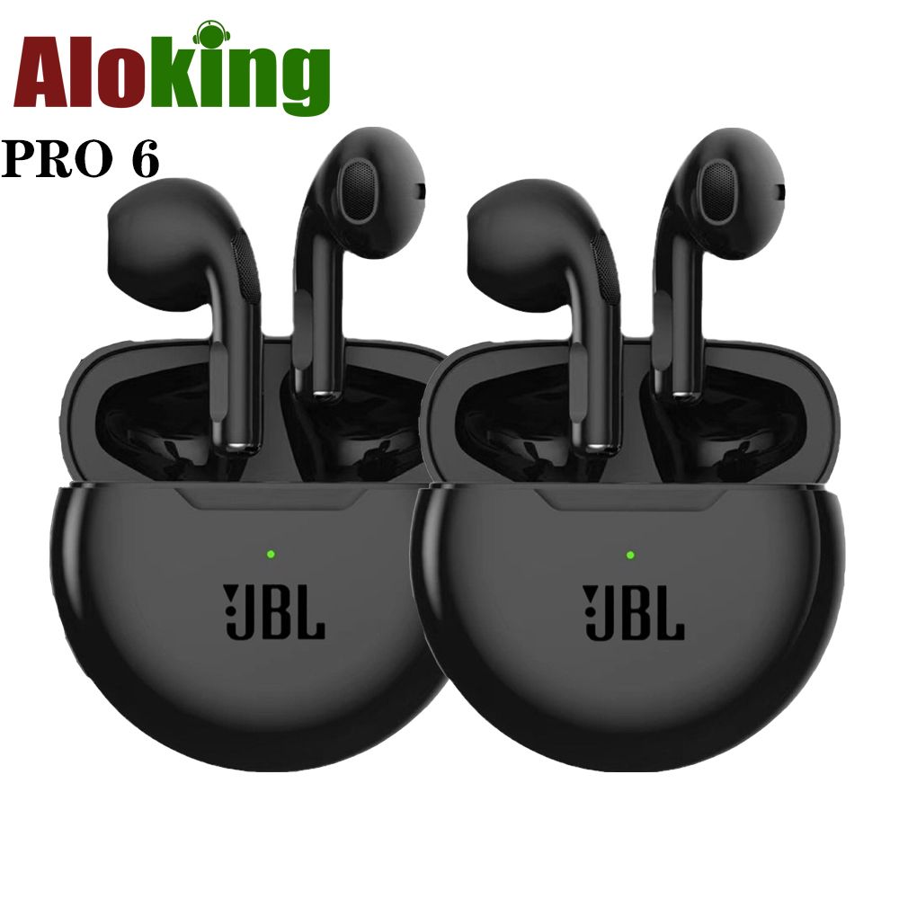Buy 1 Take 1 Aloking gaming Earbud Wireless Earphone TWS Pro 6 Music Bluetooth earphone earpods 9D HiFi Stereo Bluetooth Earbuds Gaming Wireless Earbuds Bluetooth earphone couple headphones