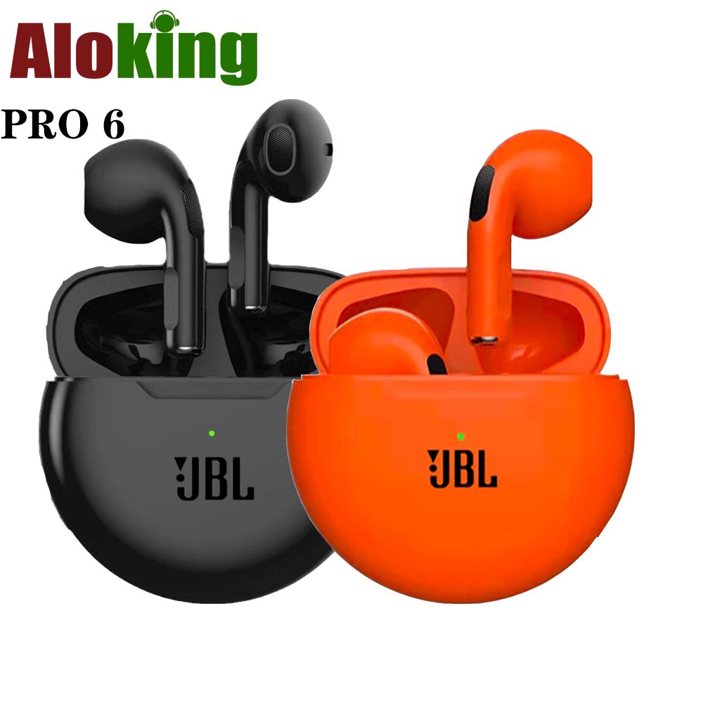 Buy 1 Take 1 Aloking gaming Earbud Wireless Earphone TWS Pro 6 Music Bluetooth earphone earpods 9D HiFi Stereo Bluetooth Earbuds Gaming Wireless Earbuds Bluetooth earphone couple headphones