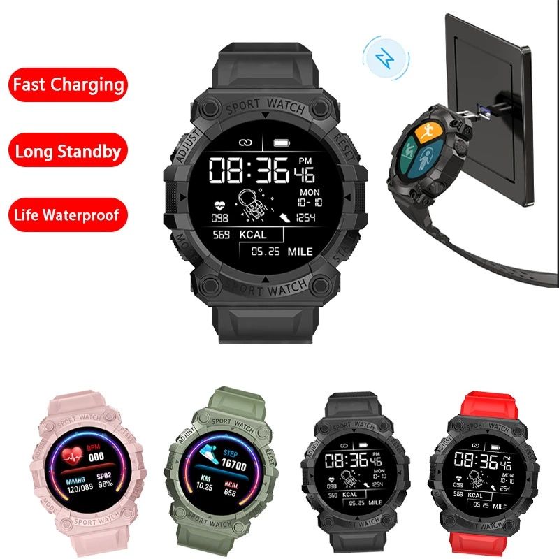 FD68S Smart Watch Sport Watch Full Touch Control Smartwatch FD68S Bluetooth Smart Watches for men women kids girls boys Waterproof Heart Rate Blood Pressure Monitoring Fitness Tracker Watch for women