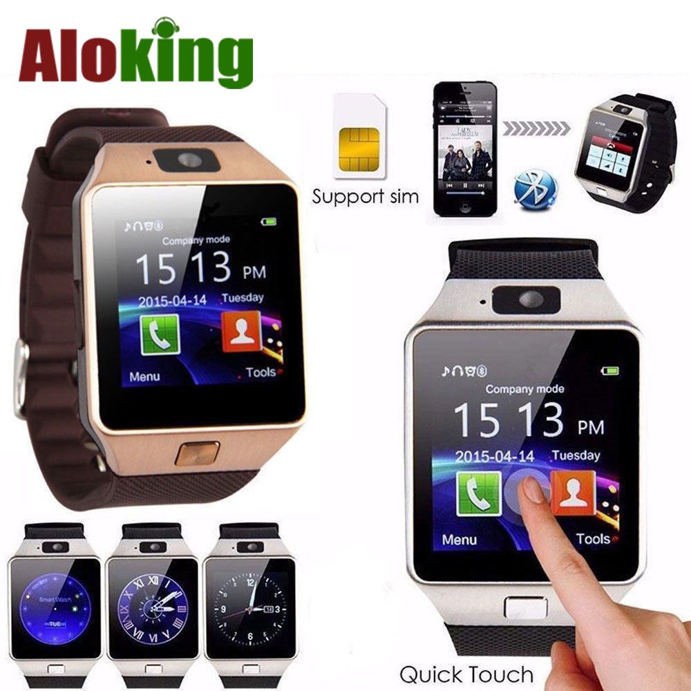 Smartwatch Smart watch with SIM Card slot DZ09 Smart Gear Chip 2G mobile phone touch mini Bluetooth headset Smart sports bracelet 1.44'' fitpro Bluetooth call heart rate monitoring smart watch for men