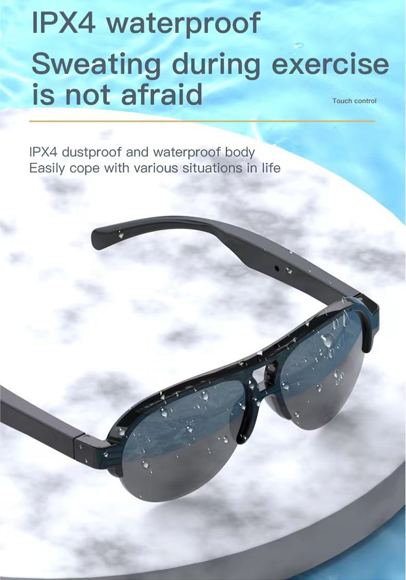 F06 wireless headphone Bluetooth sunglasses Bluetooth smart sunglasses F07 F08 anti-glare TWS Women Men Smart Glasses Earphone Anti-Blu-ray Stereo headset Dual Speaker Touch Wireless Bluetooth glasses