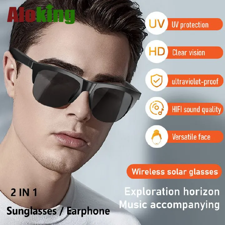 Unisex Bluetooth Sunglasses Earphone F08 F07 F06 wireless headphone Bluetooth smart sunglasses anti-glare TWS Women Men Smart Glasses Anti-Blu-ray Stereo headset Dual Speaker Touch Bluetooth glasses