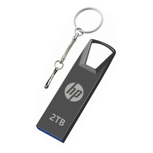 HP 64GB 1TB 2TB High Speed USB Flash Drive with Key Ring High Speed 128 USB Flash Drive Metal USB Stick 16GB 32GB 8GB Metal Pendrive Waterproof Memory Stick U Disk 2.0 Storage Disk USB Drives
