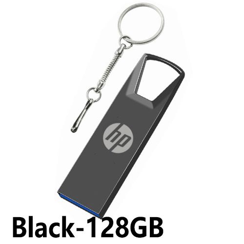 HP 64GB 1TB 2TB High Speed USB Flash Drive with Key Ring High Speed 128 USB Flash Drive Metal USB Stick 16GB 32GB 8GB Metal Pendrive Waterproof Memory Stick U Disk 2.0 Storage Disk USB Drives